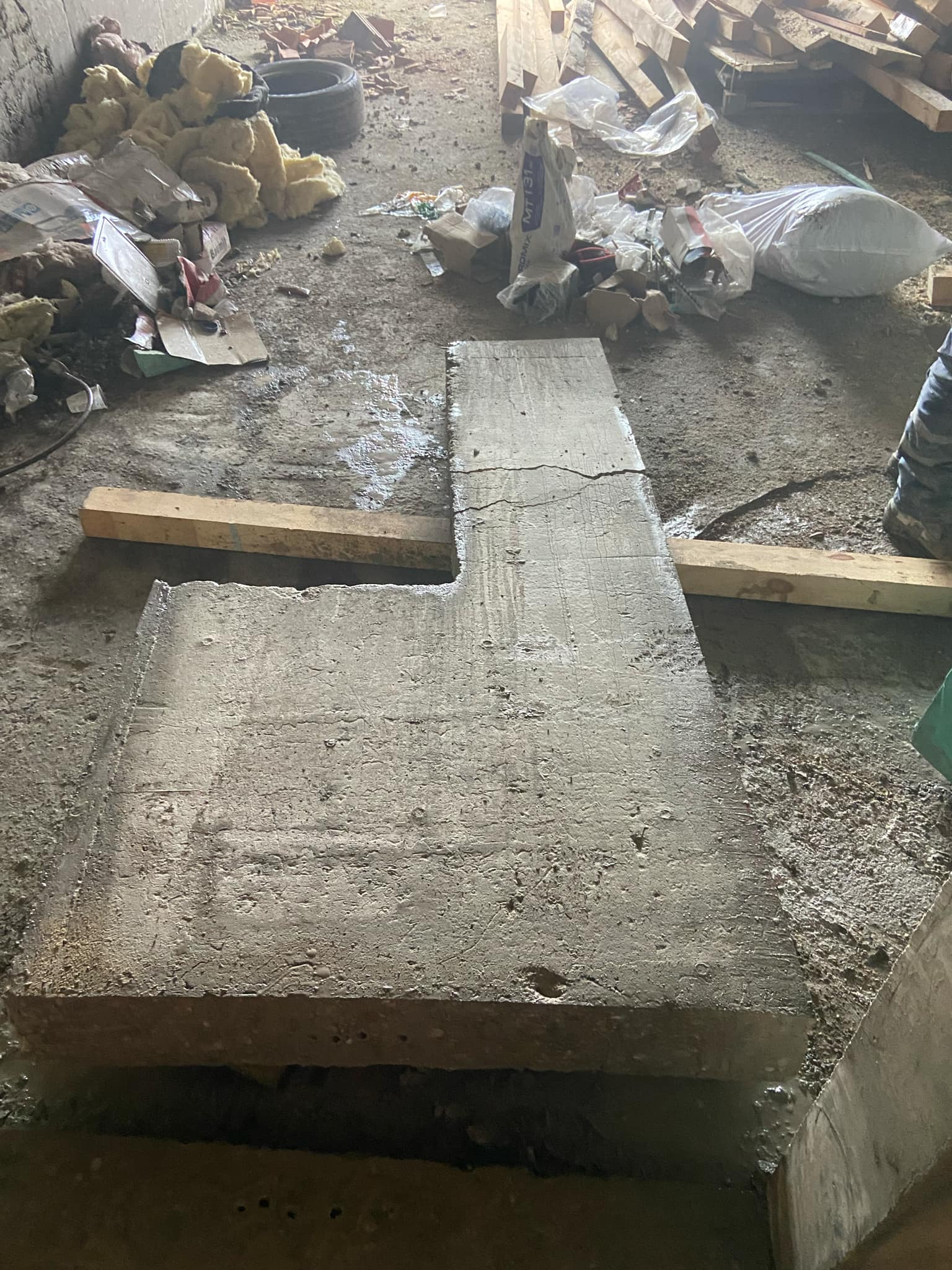 Рязане на бетонен панел